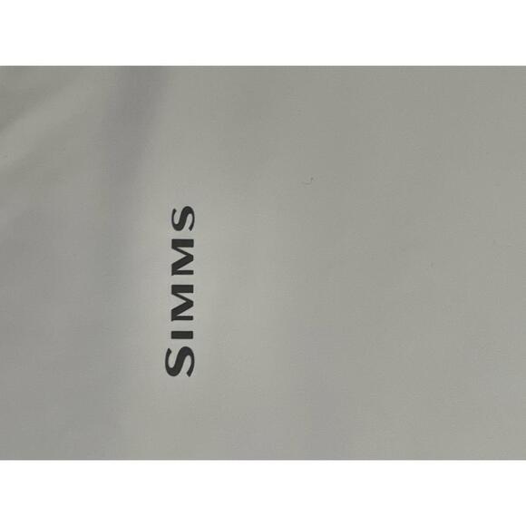 Simms SolarFlex UPF 50 2XL Long Sleeve Men's Activewear Fishing Shirt - White - Picture 5 of 8